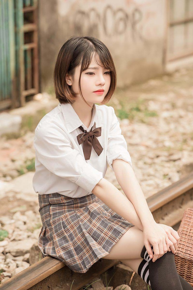 Nữ sinh tóc ngắn xinh như búp bê của trường ĐH Ngoại thương - 10 Nữ sinh tóc ngắn xinh như búp bê của trường ĐH Ngoại thương - 10