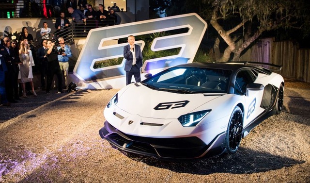 Lamborghini Aventador LP 770-4 SVJ - Mở màn bằng kỷ lục tốc độ - 6
Lamborghini Aventador SVJ phiên bản đặc biệt SVJ 63 ra mắt tại Pebble Beach.