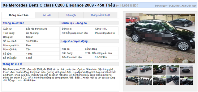 Những chiếc xe sang cũ có giá 400 - 500 triệu đồng bị đóng băng tại các showroom.