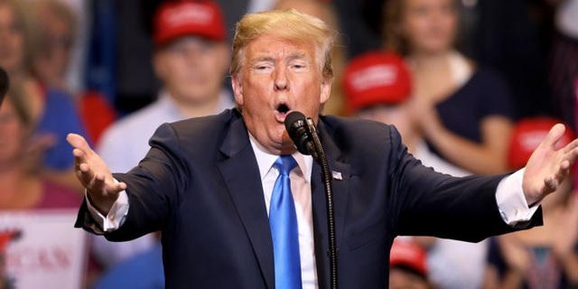 Ông Trump đang thua dần trong cuộc chiến tranh thương mại - 1 Tổng thống Donald Trump. (Nguồn: Rick Loomis/Getty Images)