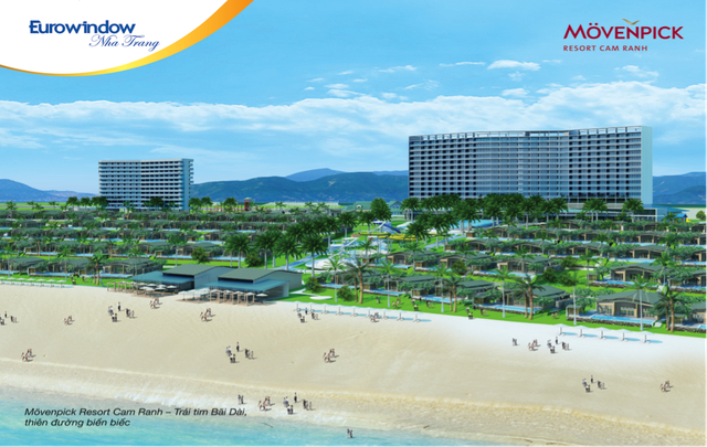 Phát triển vật liệu xây dựng xanh – Hành trình thay đổi diện mạo đô thị - 2 Dự án Movenpick Resort Cam Ranh, Nha Trang sử dụng vật liệu xây dựng xanh do Eurowindow cung cấp