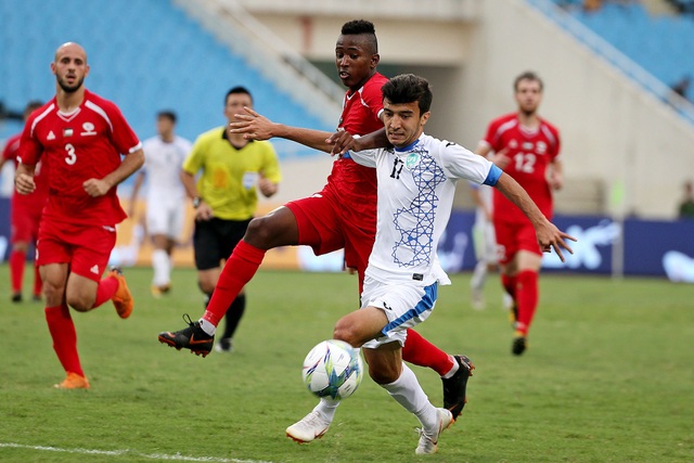 Olympic Việt Nam - Olympic Uzbekistan: Cuộc thử lửa cuối cùng - 2 Uzbekistan ở giải này không mạnh như hồi họ thi đấu tại giải U23 châu Á 2018 (ảnh: Gia Hưng)
