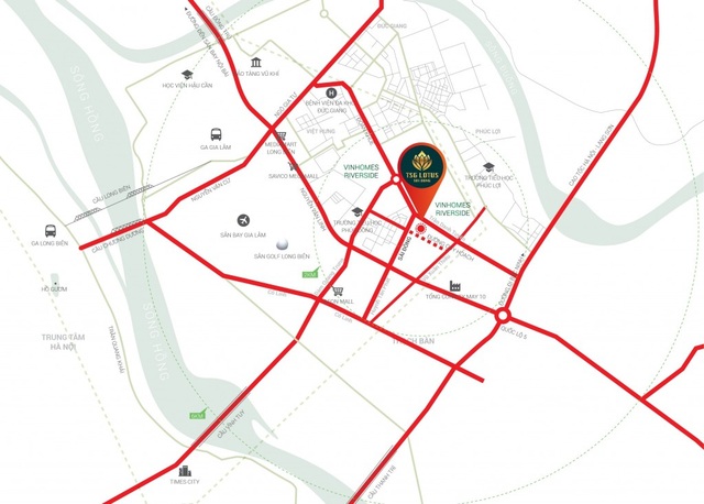 Đầu tư shophouse: Chọn dự án “gửi vàng” tại điểm nóng Long Biên - 2 TSG Lotus Sai Dong đối diện bệnh viện Vinmec, nằm cạnh khu đô thị Vinhomes Riverside
