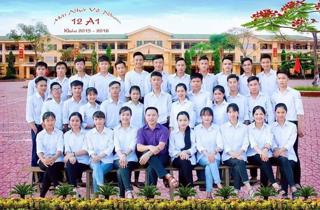 Lớp học vùng “rốn lũ” 100% đỗ đại học - 1 Lớp 12A1, trường THPT Cù Huy Cận có 34 học sinh thì cả 34 em đậu đại học