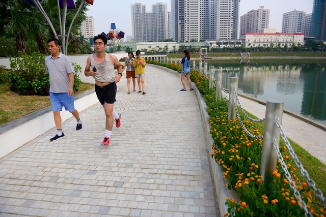 Toàn cảnh lá phổi xanh 130.000 m2 mới hoạt động ở Hà Nội - 9 Toàn cảnh lá phổi xanh 130.000 m2 mới hoạt động ở Hà Nội - 9