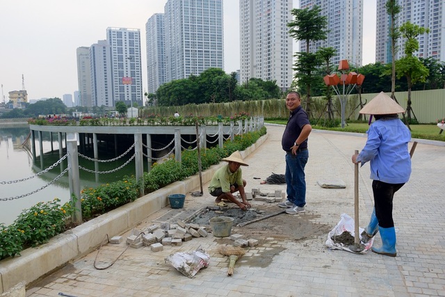 Toàn cảnh lá phổi xanh 130.000 m2 mới hoạt động ở Hà Nội - 12 Toàn cảnh lá phổi xanh 130.000 m2 mới hoạt động ở Hà Nội - 12