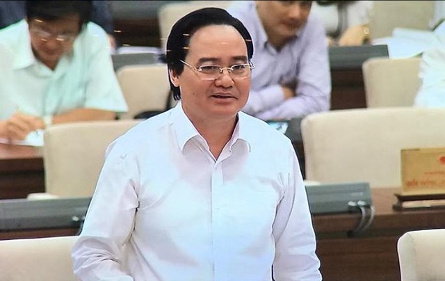 Nếu không thi tốt nghiệp THPT, học sinh được cấp bằng thế nào? - 1 Bộ trưởng GD-ĐT Phùng Xuân Nhạ trình luật Giáo dục (sửa đổi) trước UB Thường vụ Quốc hội
