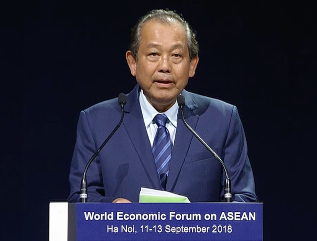 Diễn đàn Kinh tế thế giới về ASEAN: Ngày hội của những ý tưởng sáng tạo - 2 Phó Thủ tướng Chính phủ Trương Hòa Bình phát biểu bế mạc WEF ASEAN 2018, chiều 13/9