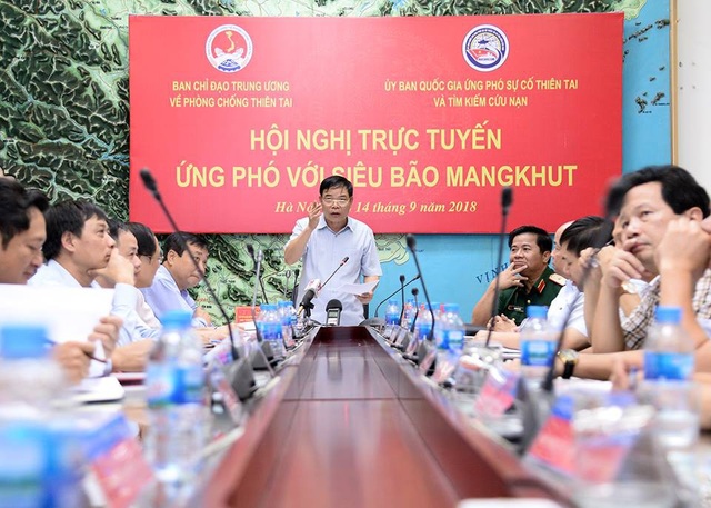 Siêu bão Mangkhut sẽ ảnh hưởng trực tiếp 27 tỉnh phía Bắc và Thanh Hóa - 1 Quang cảnh hội nghị...