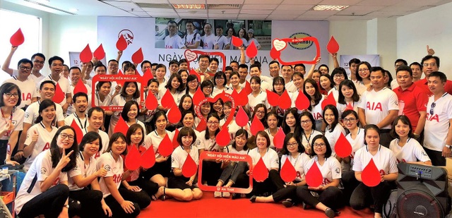 200 Đại lý và nhân viên AIA Việt Nam tham gia hiến máu nhân đạo - 1 200 Đại lý và nhân viên AIA Việt Nam tham gia hiến máu nhân đạo - 1