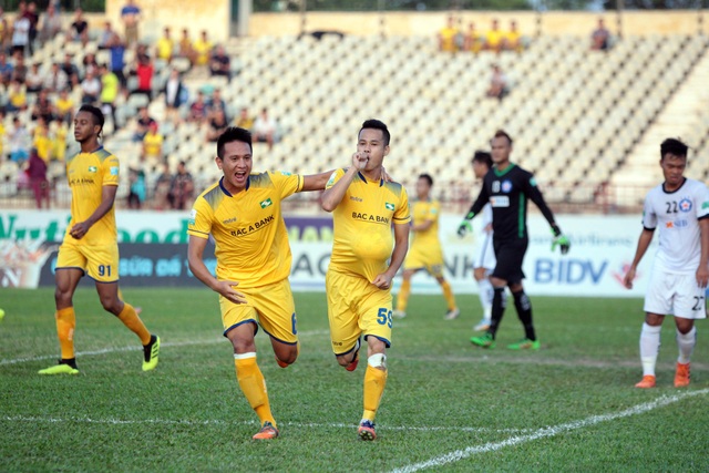 Đánh bại SHB Đà Nẵng, SL Nghệ An hiện diện ở top 3 V-League - 1
SL Nghệ An có chiến thắng quan trọng trên sân nhà - Ảnh: Gia Hưng