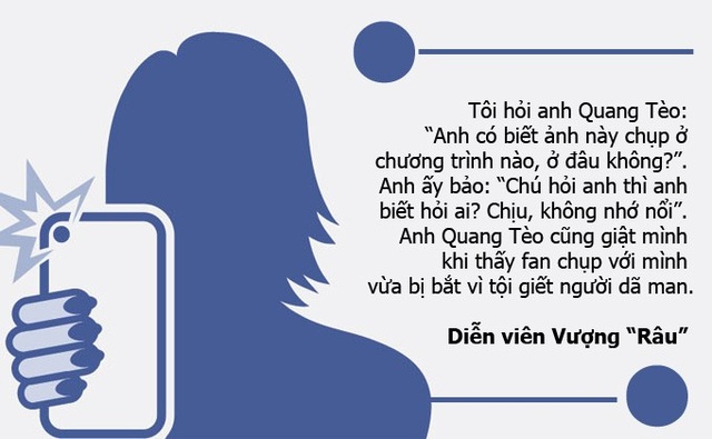 Nghệ sĩ “khốn khổ” vì chụp ảnh với fan, thực hư “Quỳnh búp bê” bị cắt cảnh - 3 Vượng Râu, Giang Còi bàng hoàng khi “lộ ảnh” chụp cùng nghi phạm giết người