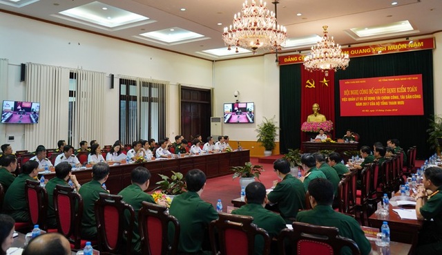 Kiểm toán tại Bộ Tổng tham mưu Quân đội nhân dân Việt Nam - 1 Hội nghị công bố kiểm toán tại Bộ Tổng tham mưu Quân đội nhân dân Việt Nam.