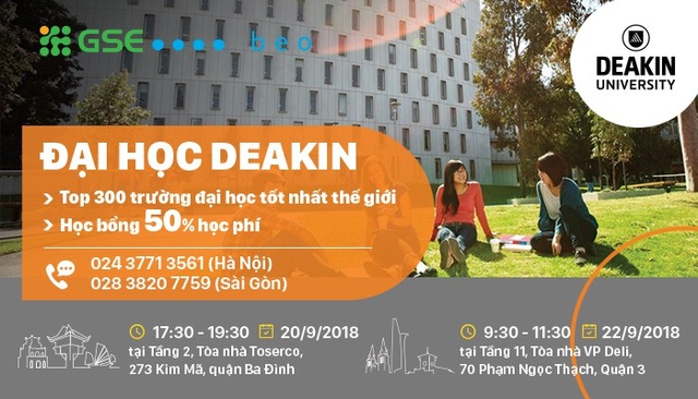 Học bổng 50% học phí du học Úc từ trường đại học công lập hàng đầu - 2 Học bổng 50% học phí du học Úc từ trường đại học công lập hàng đầu - 2