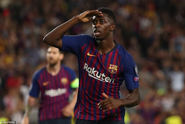 Barcelona 4-0 PSV Eindhoven: Cú hattrick của Messi - 6
Dembele giúp Barcelona dẫn 2-0 ở phút 75