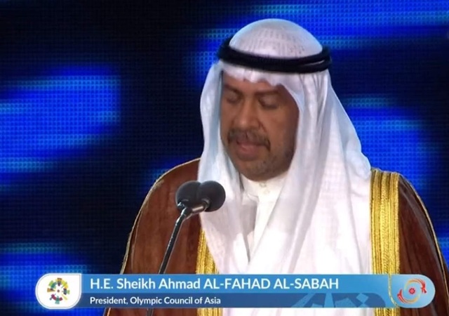 Lễ bế mạc Asiad 18: Bữa tiệc âm nhạc rộn ràng - 16
Ông H.E.Sheikh Ahmad Al-Fahad Al-Sabah