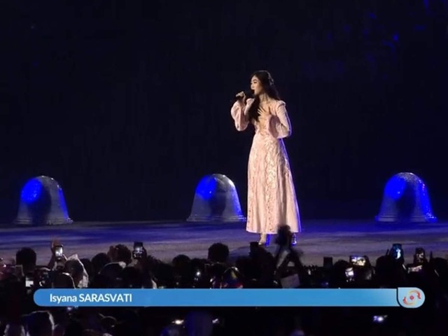 Lễ bế mạc Asiad 18: Bữa tiệc âm nhạc rộn ràng - 17
Isyana Sarasvati
