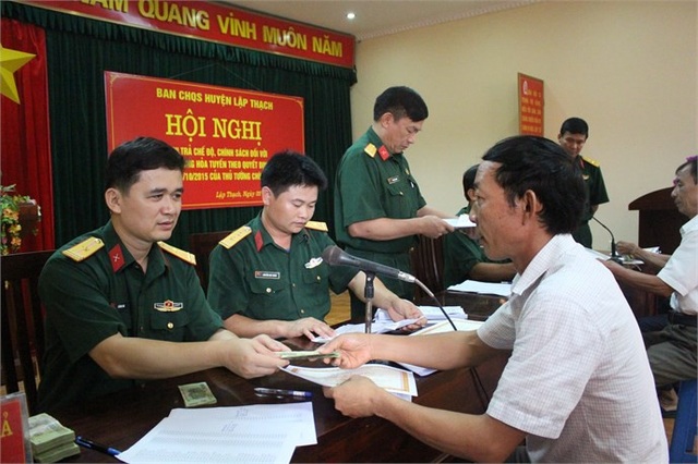 Tăng mức trợ cấp hàng tháng đối với quân nhân đã phục viên, xuất ngũ - 1
Ảnh minh họa