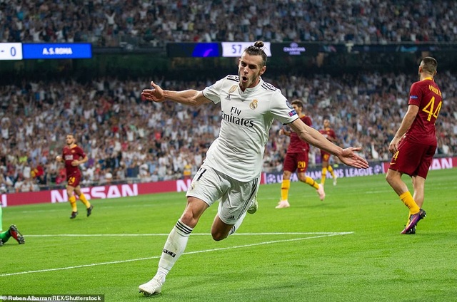 Real Madrid 3-0 AS Roma: Bale, Isco lập công - 3
Bale nâng tỷ số lên 2-0 ở phút 58