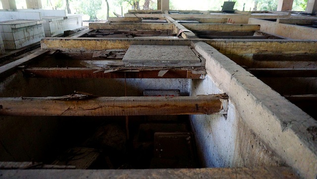 Bỏ hoang chợ tiền tỷ, tiểu thương "ôm" vỉa hè kiếm sống - 6 Các sạp hàng ẩm mốc, chất đầy rác.