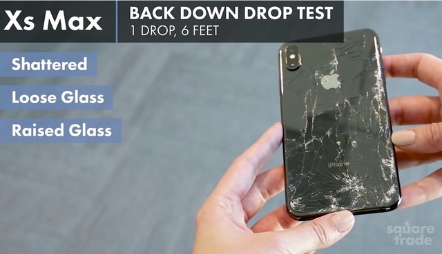 Bộ đôi iPhone XS và XS Max gây thất vọng trong bài kiểm tra độ bền khi rơi - 2 ... và XS Max vỡ vụn sau khi thử thả rơi tự do từ độ cao 1,8m xuống nền cứng