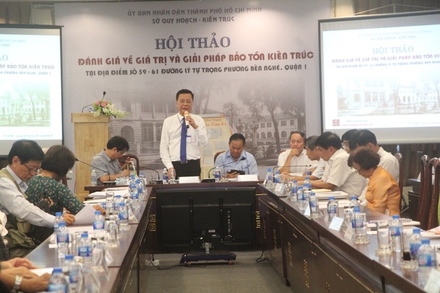 TPHCM: Vì sao phải bảo tồn Dinh Thượng thơ hơn 130 tuổi? - 1 Phó Giám đốc Sở Quy hoạch – Kiến trúc TP Nguyễn Thanh Toàn cho biết sẽ ghi nhận đầy đủ các ý kiến, báo cáo UBND TPHCM