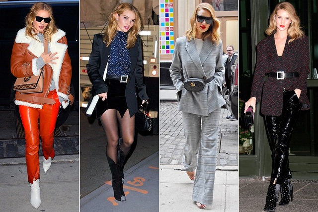 Khi người đẹp thay đồ tới chóng mặt - 12
ROSIE HUNTINGTON-WHITELEY là siêu mẫu nên dễ hiểu khi cô mặc gì cũng đẹp