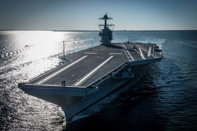 7 tàu sân bay mắc nhiều lỗi nhất thế giới - 6 Tàu sân bay USS Gerald R. Ford (Ảnh: US Navy)