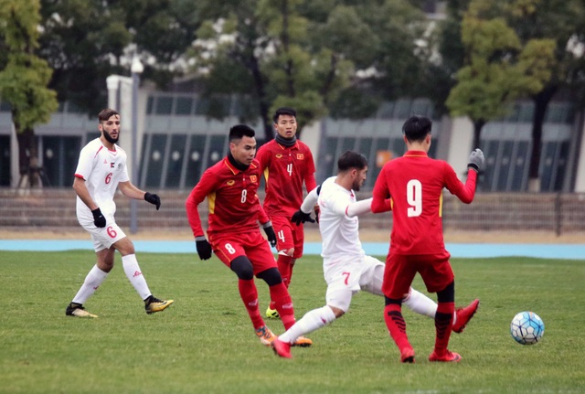 Công Phượng "tịt ngòi", U23 Việt Nam hòa U23 Palestine - 1 U23 Việt Nam hòa Palestine trong trận giao hữu trước giải châu Á