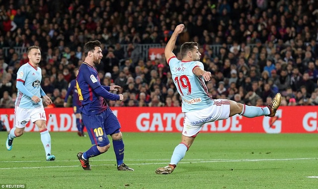 Barcelona 5-0 Celta Vigo: Cú đúp của Messi - 15
Ngoài Barcelona, 7 CLB giành quyền vào tứ kết Cúp Nhà vua là Real Madrid, Valencia, Atletico, Sevilla, Espanyol, Leganes, Alaves