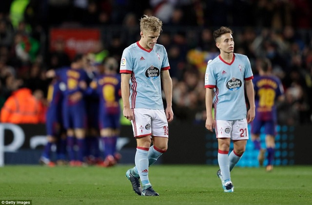 Barcelona 5-0 Celta Vigo: Cú đúp của Messi - 9
Celta Vigo đã không thể tạo nên bất ngờ trước đối thủ quá mạnh