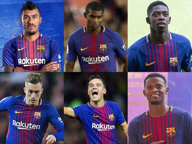 Barcelona phá kỷ lục chuyển nhượng của Real Madrid - 1 Barcelona vung tới 312,5 triệu euro để chiêu mộ 6 tân binh trong mùa giải này