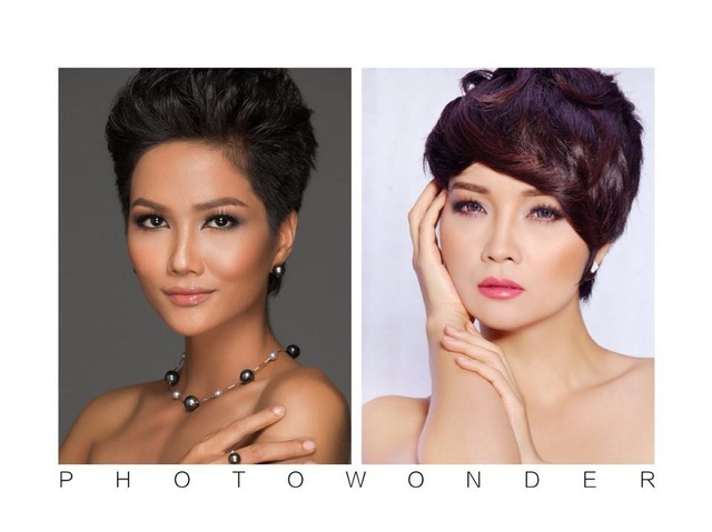 H'Hen Niê hết được so sánh với Halle Berry, Mai Thu Huyền đến Hoa hậu Kiều Khanh - 4 Ngay sau Hoa hậu Áo dài Kiều Khanh, diễn viên Mai Thu Huyền tiếp tục là nhân vật được “cư dân mạng” đưa lên bàn cân nhan sắc so sánh với H’Hen Niê. Nữ diễn viên bất ngờ chia sẻ trên trang cá nhân dòng trạng thái: “Sáng nay ngủ dậy (theo giờ Mỹ, còn Việt Nam đang là đêm), vào FB và nhận được rất nhiều comment nói Mai Thu Huyền và Tân Hoa hậu Hoàn vũ Việt Nam 2017 HHen Niê có nét hao hao giống nhau. Có lẽ là do mái tóc tém và vầng trán rộng nên mọi người mới so sánh như vậy.