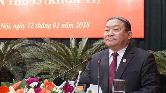 Ông Thào Xuân Sùng chính thức giữ chức Chủ tịch Hội Nông dân Việt Nam - 2 Ông Thào Xuân Sùng phát biểu sau khi chính thức giữ chức Chủ tịch Trung ương Hội Nông dân Việt Nam.