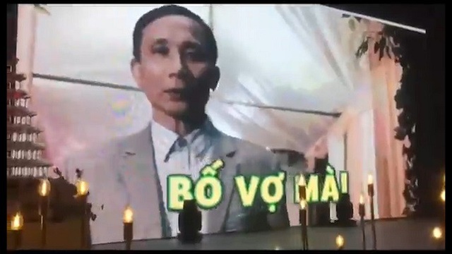 Sốt mạng với đám cưới "bá đạo nhất hệ mặt trời", thông gia hai nhà "quẩy" cực đỉnh - 1 Hình ảnh của bố vợ trong clip (Ảnh cắt từ clip)