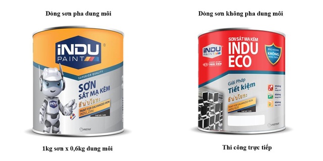 Người dân đang thay đổi thói quen sử dụng sơn cho kim loại - 3 Hệ sản phẩm sơn sắt mạ kẽm iNDU