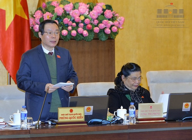 Phó Chủ tịch Quốc hội: “Không lấy tiền chỗ nọ đắp vào chỗ kia” - 1 Phó Chủ tịch Quốc hội Phùng Quốc Hiển yêu cầu lập lại trật tự quản lý vốn đầu tư công.