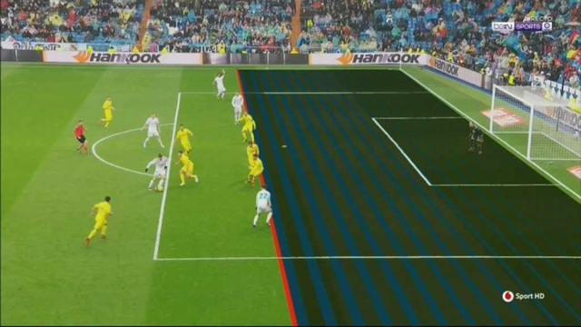 Real Madrid mất hai quả phạt đền ở trận đấu với Villarreal - 2 Isco không hề việt vị trước khi thực hiện đường chuyền cho C.Ronaldo
