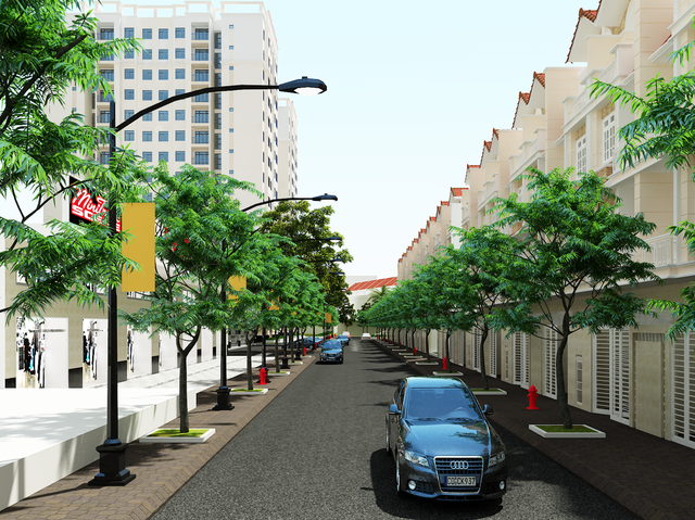 Vĩnh Yên: Cất nóc dự án mang phong cách sống thời thượng tiên phong - 1
Từ dự án An Phú Residence, chỉ cách một bước chân cư dân có thể xuống phố mua sắm, vui chơi