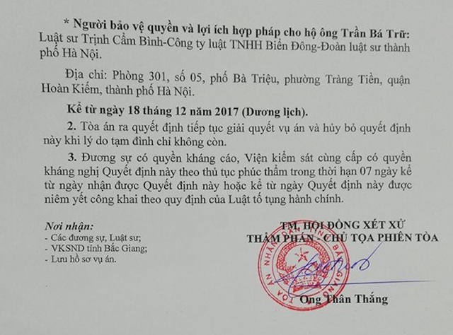 Ủy ban huyện thua kiện một người dân: Tòa án tỉnh đang “đánh đố” người dân? - 6 Luật sư Quách Thành Lực cho rằng TAND tỉnh Bắc Giang đang đánh đố người dân và tự đánh đố chính mình.