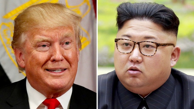 Ông Kim Jong-un cảnh báo hạt nhân đầu năm mới, Tổng thống Trump nói gì? - 1 Tổng thống Donald Trump (trái) và nhà lãnh đạo Kim Jong-un (Ảnh: Reuters)