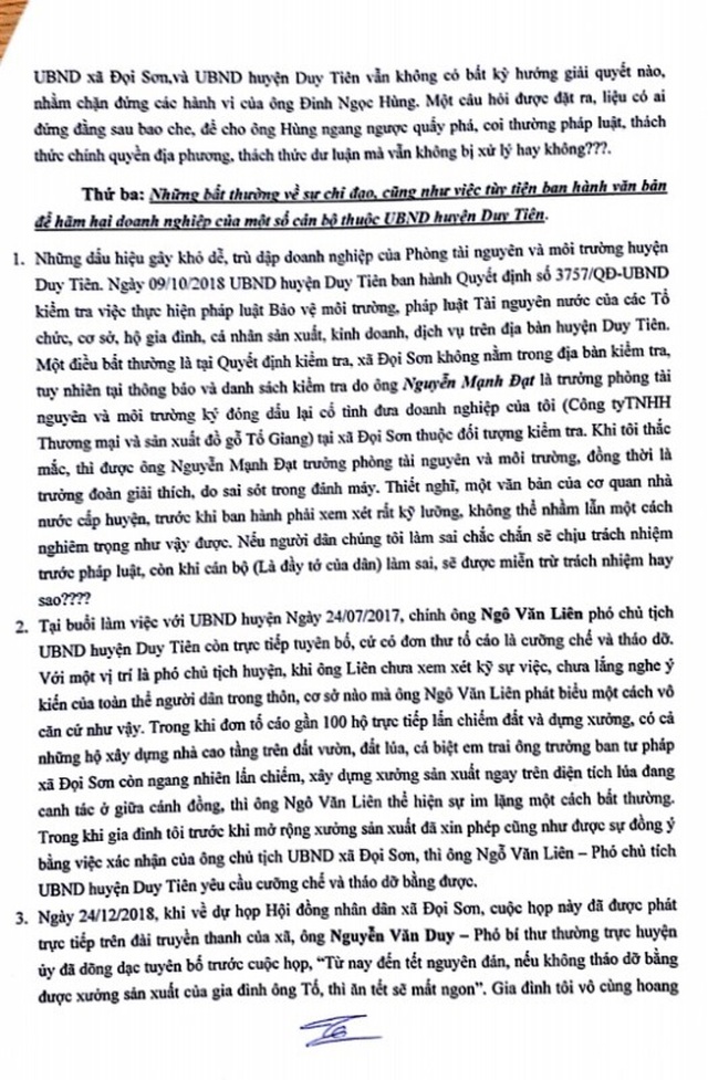 Hà Nam: Chủ xưởng gỗ kêu cứu tố bị cơ quan chức năng chèn ép! - 3 Hà Nam: Chủ xưởng gỗ kêu cứu tố bị cơ quan chức năng chèn ép! - 3