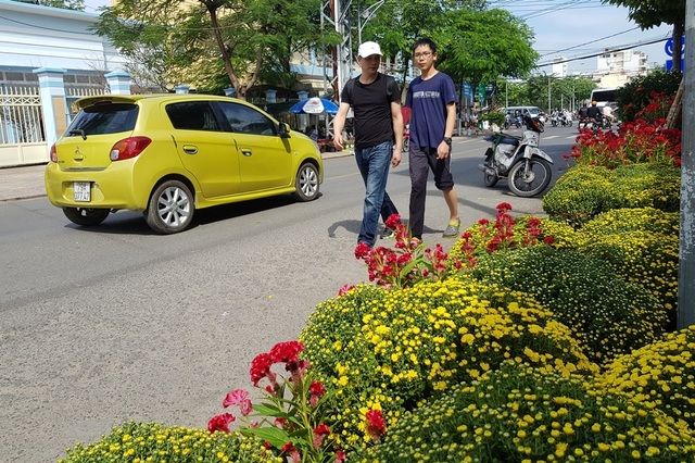 Nha Trang: Sắc xuân ngập tràn phố biển, du khách háo hức dạo phố 20190125101217-1548425666222