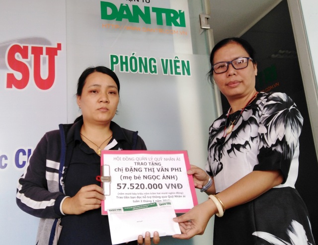 Bạn đọc giúp đỡ bé Ngọc Ánh hơn 57 triệu đồng - 1 Bạn đọc giúp đỡ bé Ngọc Ánh hơn 57 triệu đồng - 1