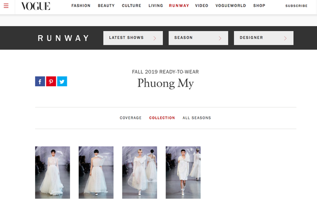 Tạp chí thời trang thế giới đồng loạt đưa tin về Phương My tại NYFW - 1 Tạp chí thời trang thế giới đồng loạt đưa tin về Phương My tại NYFW - 1