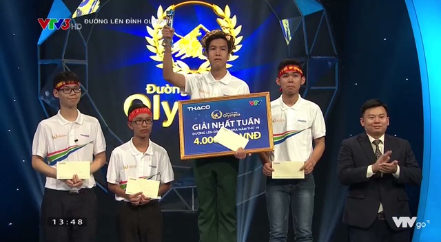 Nam sinh Bình Thuận chiến thắng thuyết phục cả 3 đối thủ tại cuộc thi Tuần Olympia - 3