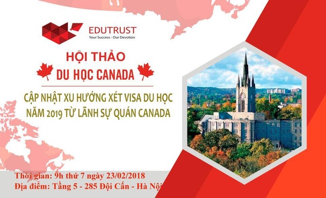 Cập nhật xu hướng xét visa du học năm 2019 từ lãnh sự quán Canada - 1 Cập nhật xu hướng xét visa du học năm 2019 từ lãnh sự quán Canada - 1