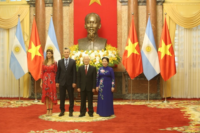 Tổng Bí thư, Chủ tịch nước Nguyễn Phú Trọng chủ trì lễ đón Tổng thống Argentina - Ảnh minh hoạ 8