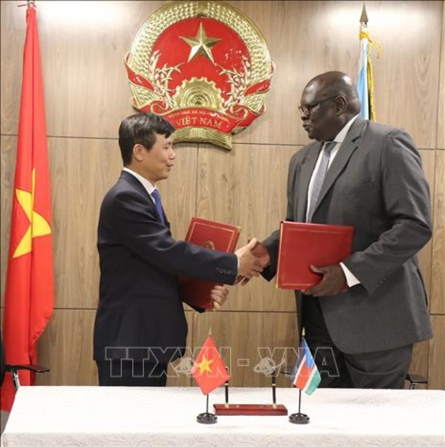 Việt Nam thiết lập quan hệ ngoại giao với Nam Sudan