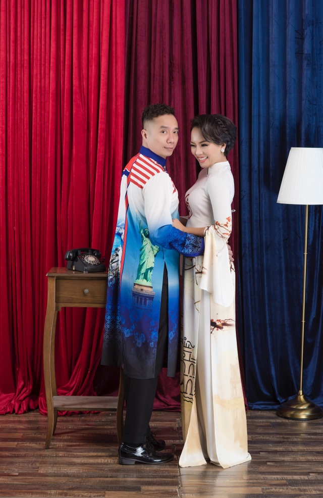 NTK Đỗ Trịnh Hoài Nam và ca sĩ Thái Thuỳ Linh ăn ý trong BST áo dài đặc biệt - 5 NTK Đỗ Trịnh Hoài Nam và ca sĩ Thái Thuỳ Linh ăn ý trong BST áo dài đặc biệt - 5